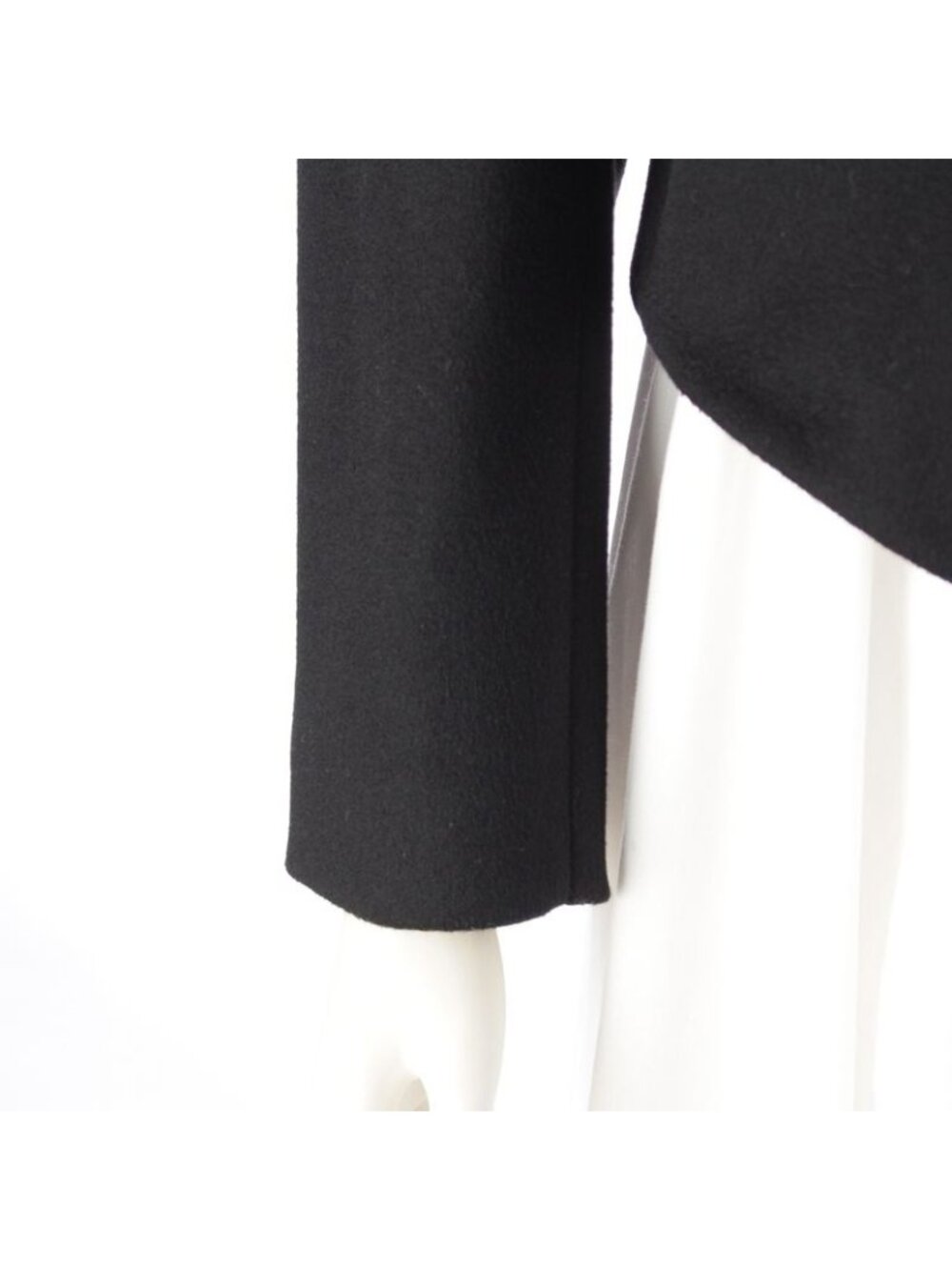 Celine Wool Triomphe Button Loose Military Jacket Black 34 - Picture 6 of 10